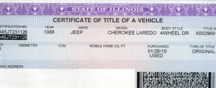 «Clean Title» / «Original» – czysty certyfikat