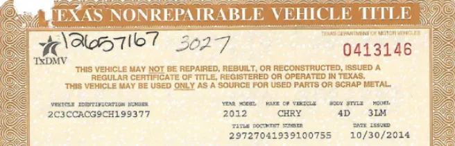 Certificate of Destruction – do odpisu